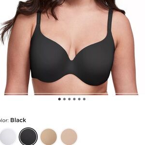 Maidenform tshirt black bra new w/o tags, size 40C